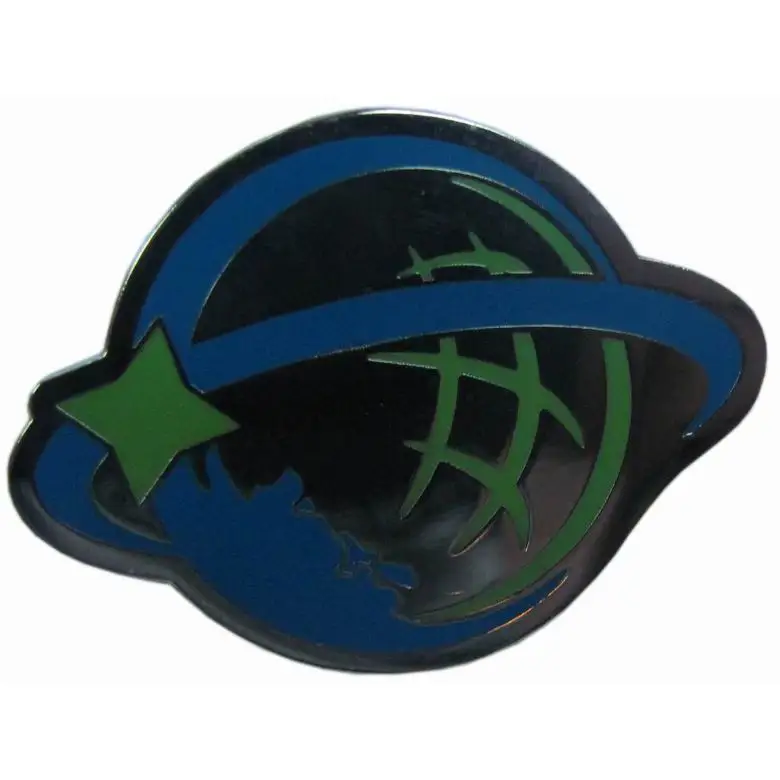 Земля-планеты-глобус-Металлические Нагрудные шляпа контактный зажим для галстука Pinback