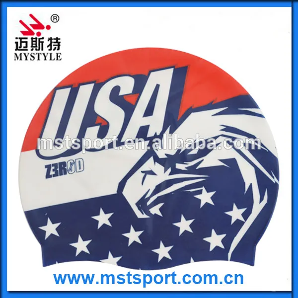 Hot sale adult silicone swim cap wholesale