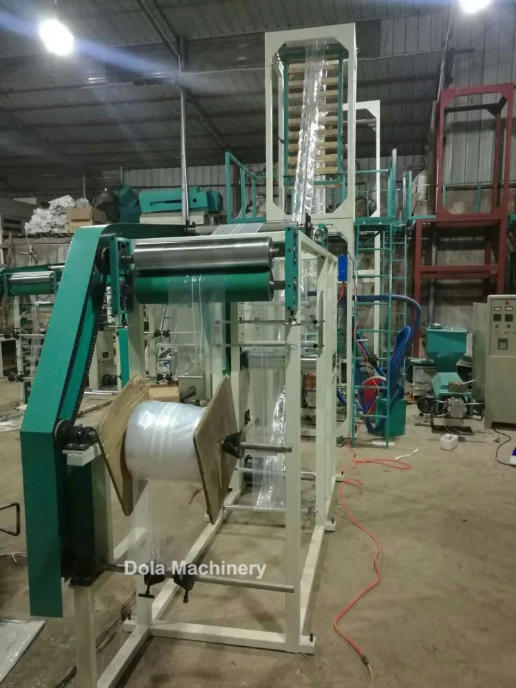 
LDPE PE Zipper Self Closing Bag Ziplock Plastic Film Blowing Machine 