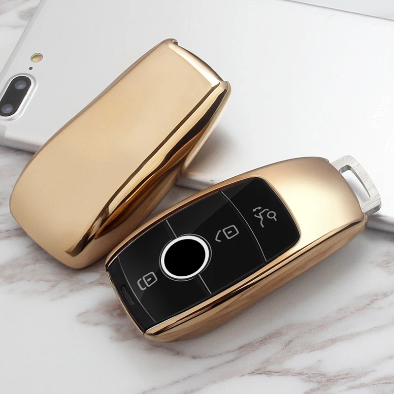 Car Key wallet case Eco-Friendly non-toxic TPU material Car Key Case for new BenzE class E200L E300L E3201