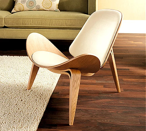 Creative furniture wegner bent wood shell chair