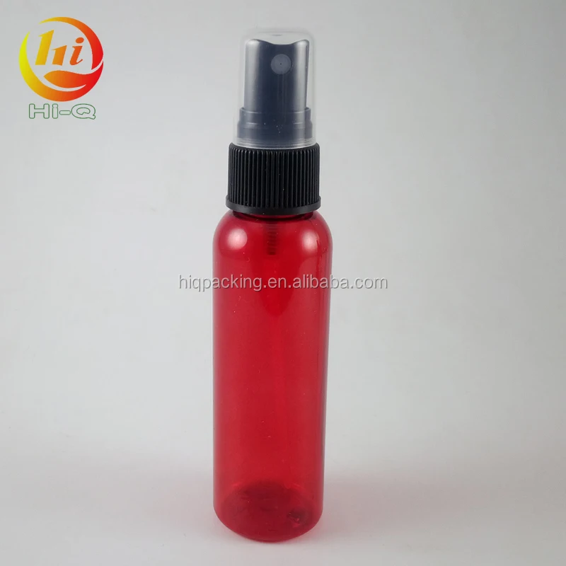 leak proof 30ml 60 ml body mist red sprayer bottle 1 oz 2 ounce plastic pet bottle with spray