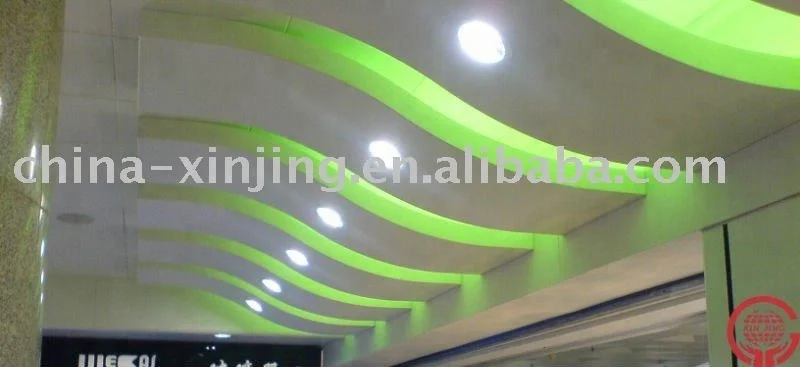 Wave aluminum false ceiling panel/decorative ceiling(ISO9001,CE)