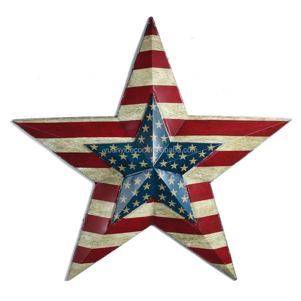 
Promotional Stars and Stripes Star Shape Led Sign Wall Decor for Bar 
