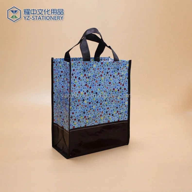 
Stock blank die cut non woven bag able add logo 
