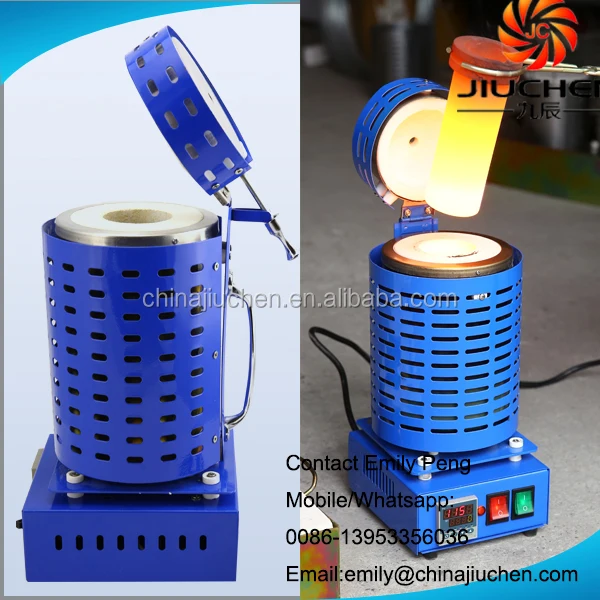 JC-K-220-2 Mini Portable Scrap Metal Melting Furnace