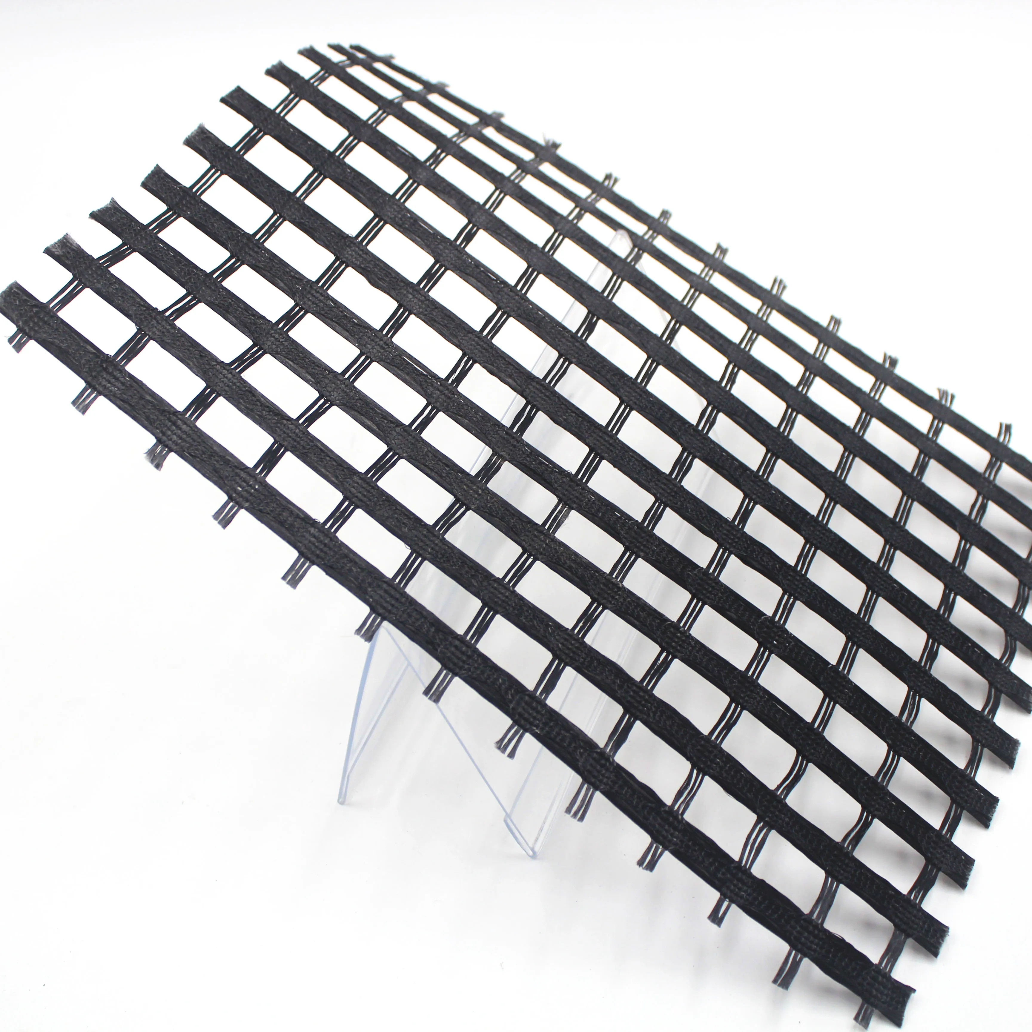 ROAD biaxial plastic grid polyester runway geogrid 50/50kN