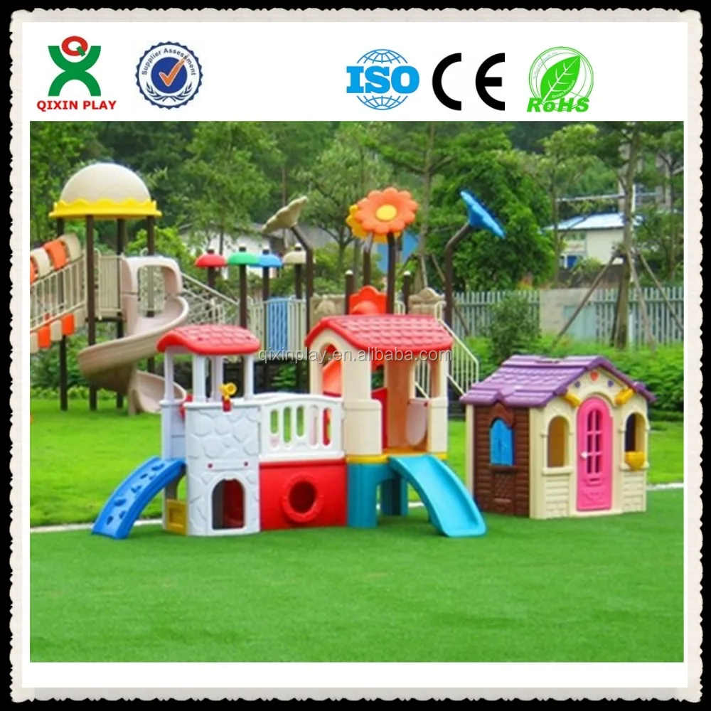 Colorful kids playhouse furniture / kids plastic playhouse for sale QX-18163D