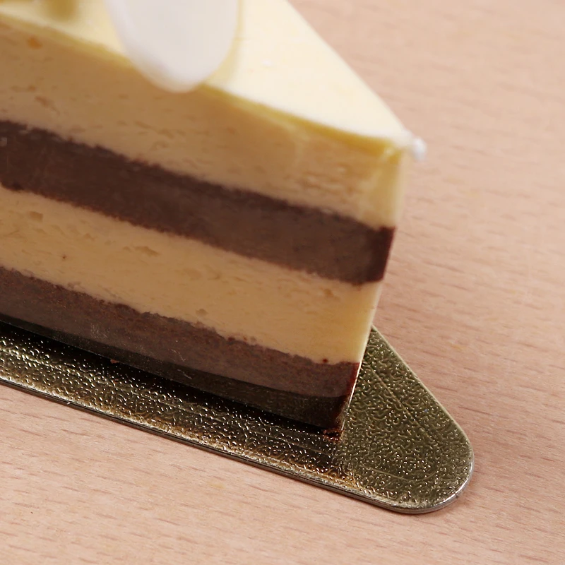 Food Tray Mini Cardboard Cake Tray Paper Mini Cake Boards Golden Food Dessert Packaging Food & Beverage Packaging Craft Paper