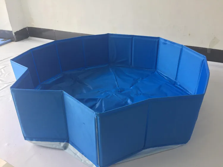 
Easy to carry foldable pet pool waterproof fabric pet tub durable pvc material foldable dog pool swimming pool dog 