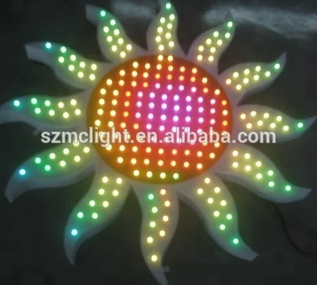 led pixel factory Waterproof IP66 0.1W F5 Customized single color led pixel light