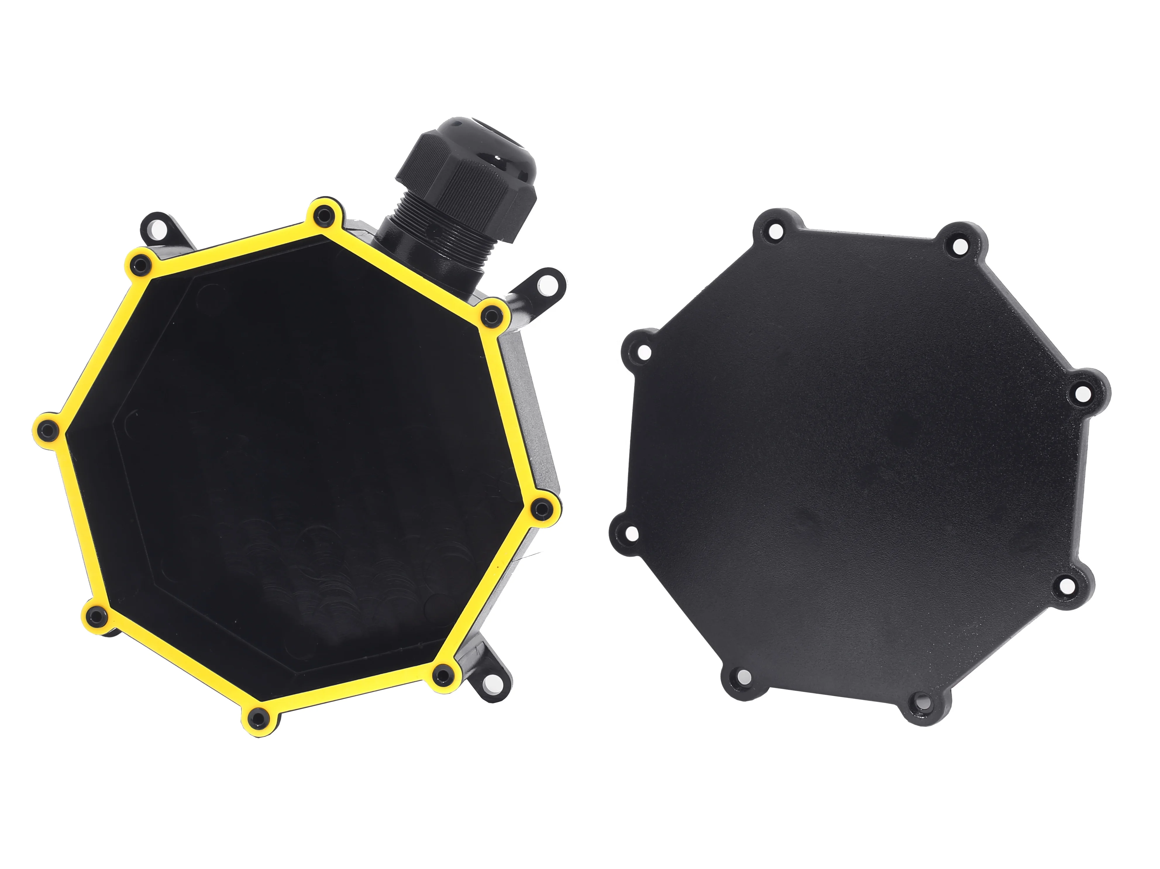 24A 450VAC 2-8 cable glands plastic waterproof terminal  junction box ip68