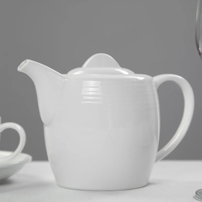 Unique Products 2019 Eco-Friendly Catering Crockery Sets, Magnesium Porcelain Dinnerware S,et,  Porcelain Tableware White