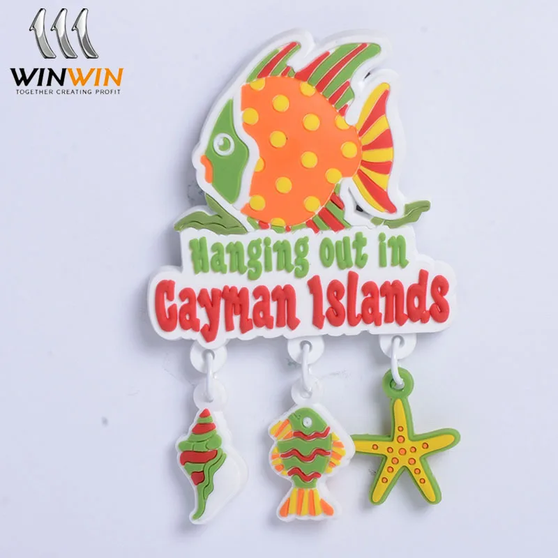 Cute Cartoon Ocean Animals PVC Fridge Magnets Fish  special Fridge Magnet