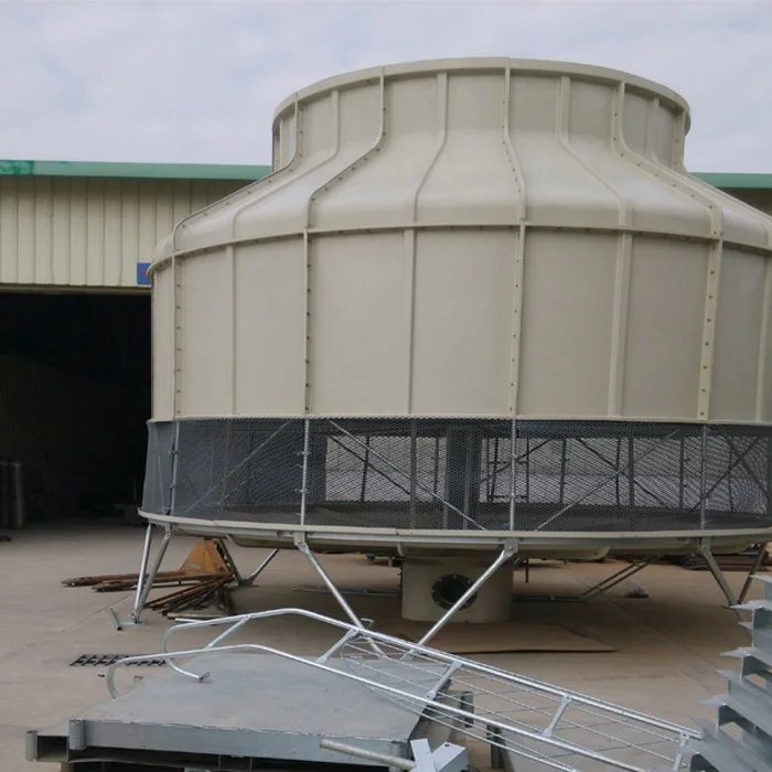 
factory supply industrial cooling tower 100Ton FRP round water cooling tower 