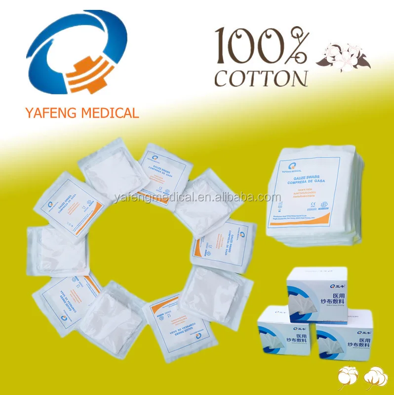 
dental dressing supplies medical absorbent cotton dental gauze sponges (productos medicos) 