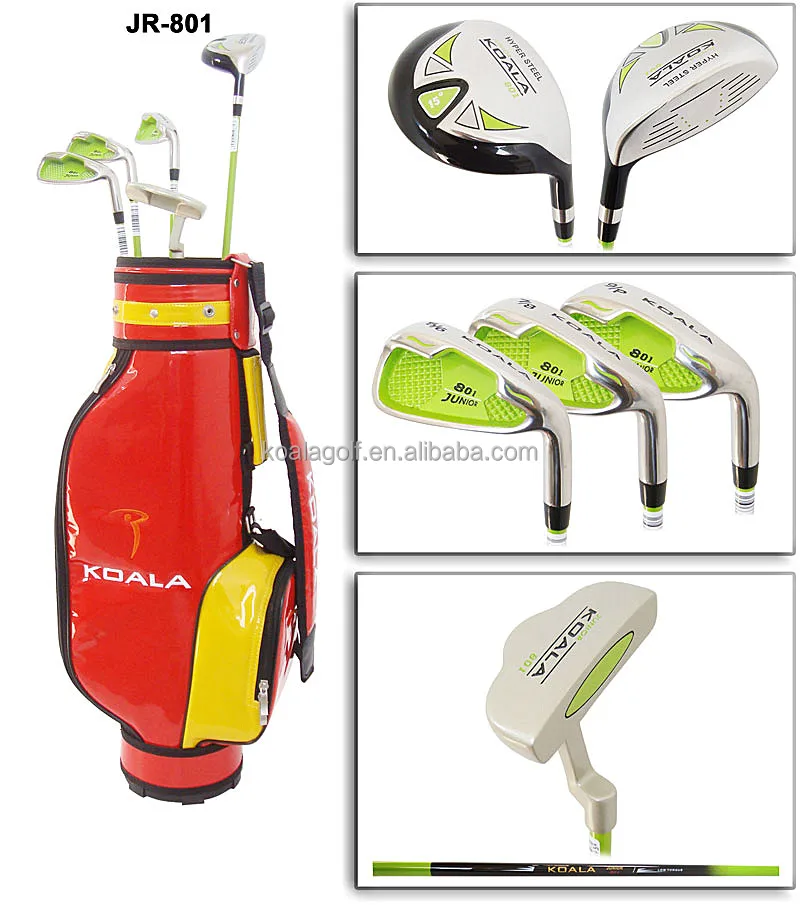 Kid Golf Club Set Right Handed with 7 Pcs and a Bag JUNIOR