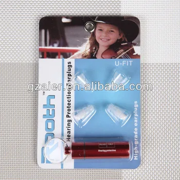 
Wholesale sound isolation silicone earplug for hearing protection 