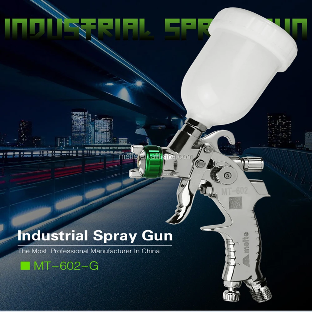 Meite MT-602-G, гравитационная подача воздуха, мини-распылитель, идеально подходит для мелких проектов, ремонта, покраски, распылитель