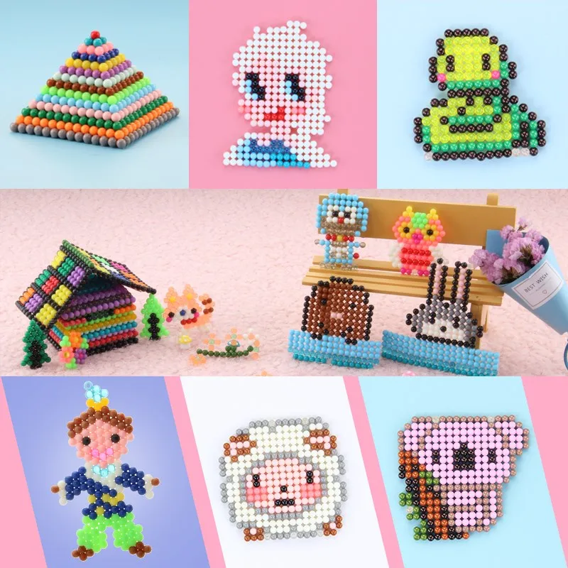 36 Color 5mm Perler Beads box set Fuse beads for kids puzzle Toys
