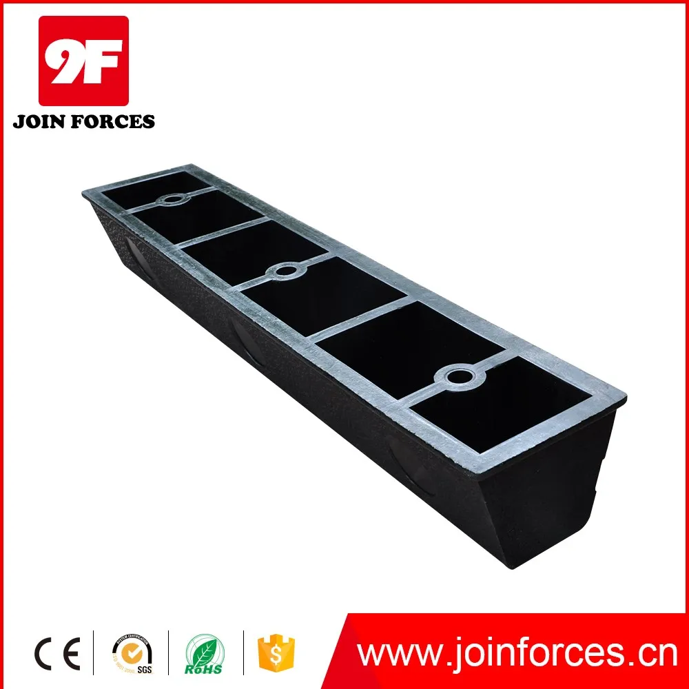 9F 560mm factory outlets rubber wheel stopper car parking stopper