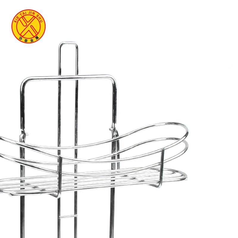 Zhongshan Factory Design bathroom rack metal basket shelf for home use