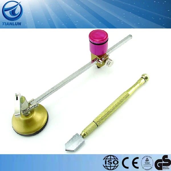 Длинный регулируемый Циркулярный резак для стекла