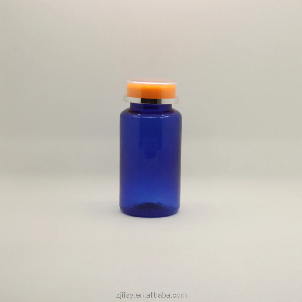 150CC PET plastic capsule bottle for medicine and health care product