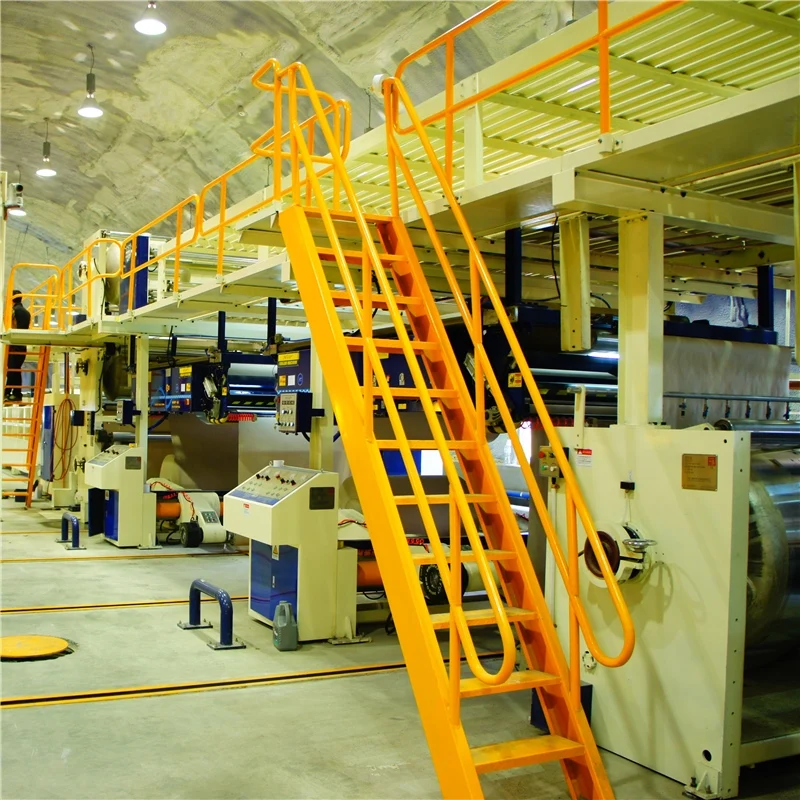 
Машина для производства гофрированного картона с печатной машиной для флексобумаги 