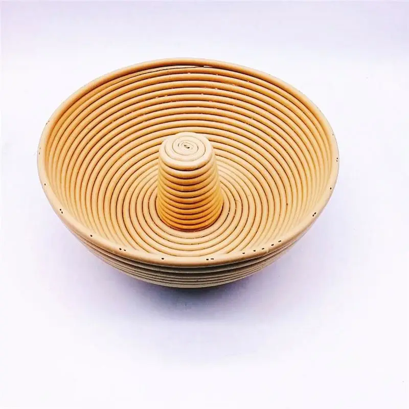 Food safety pp plastic 10inch bread proofing basket manufacture banneton basket