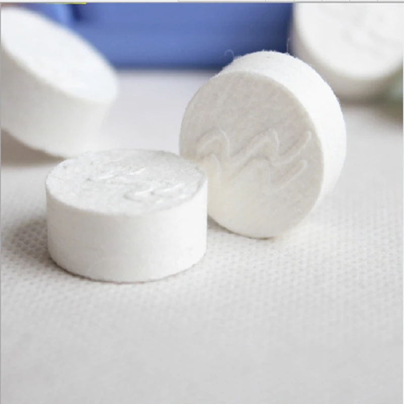 Great water absorption wipe soft cotton travel compressed tablet towel