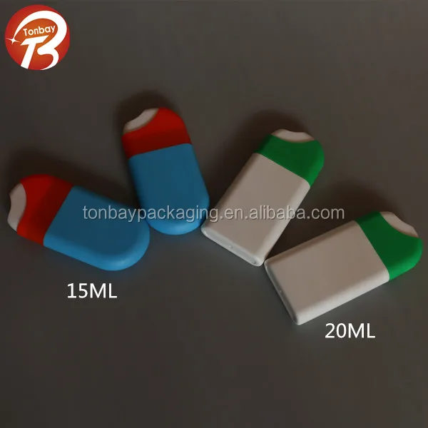 15ml PP credit card hand sanitizer side spray bottle