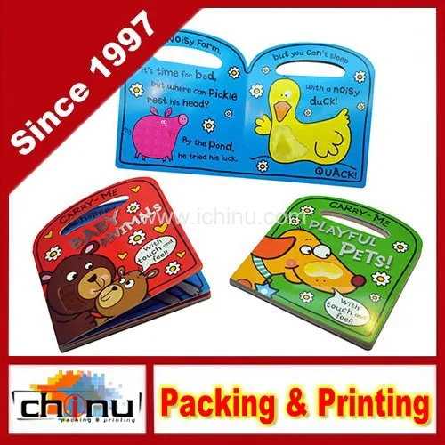 Coloring book with color pen, photo book,stereo pop up 3d children book