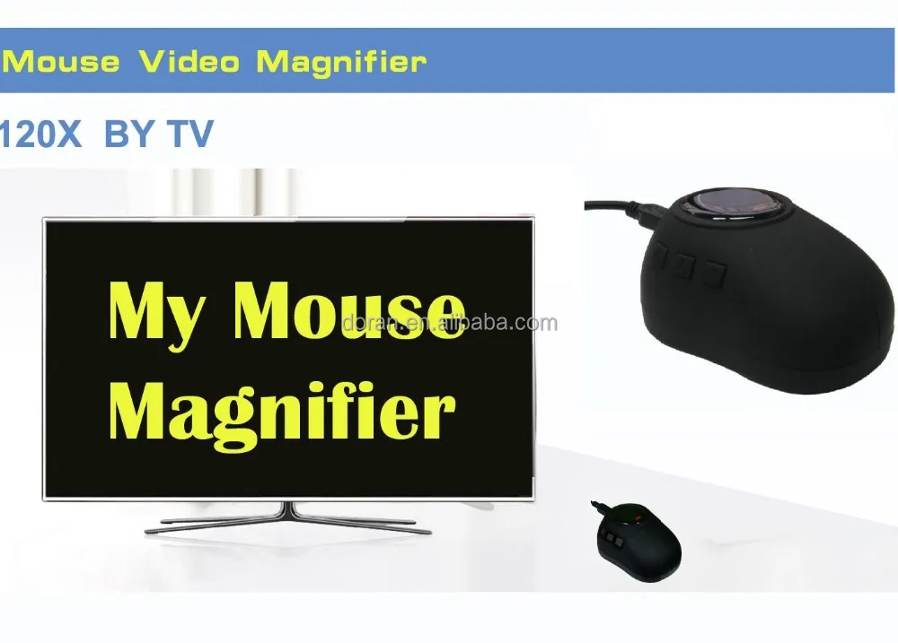 FY108V TV Output Mouse Magnifier Digital Magnifying Glass Reading Aid