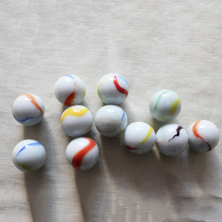 
China factory manufacturer frosted playing printed glass marble ball 