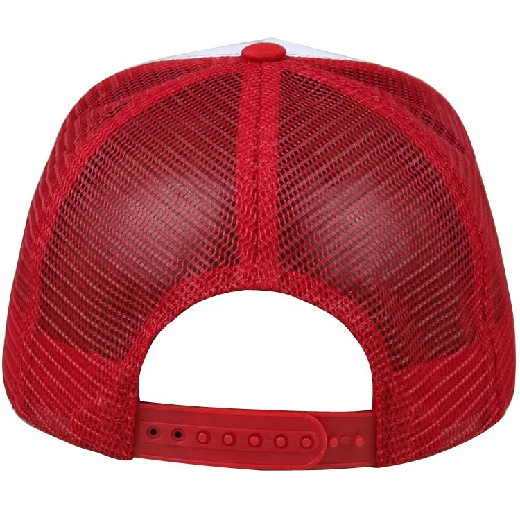 Plain distressed mesh trucker cap mesh curved bill trucker hat snapback cap