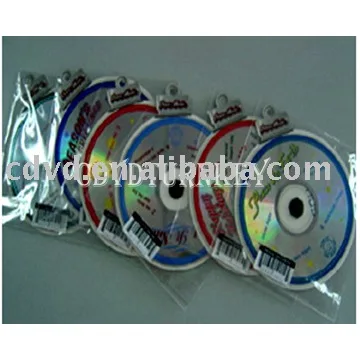 supply your Vinyl CD learn english cd and dvd copy burning pressing printing in clear plastic PP PVC sleeve packaging