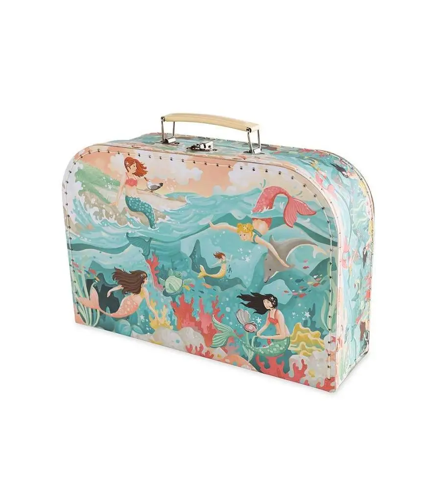 Тяжелый картонный чемодан для вечеринок