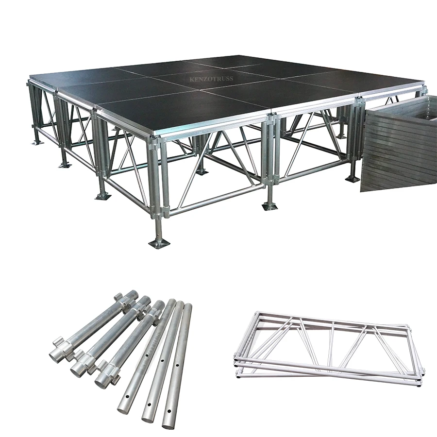 Cheap Wooden Mobile Aluminum Alloy Portable Stage Platform