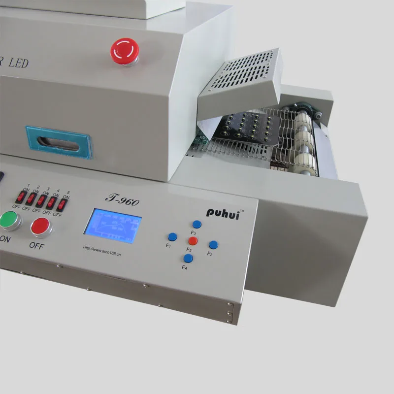 Super Stable Performance Puhui T960 Smd Infrared Hot air Conveyor Smt  Reflow Soldering Oven for PCB Welding
