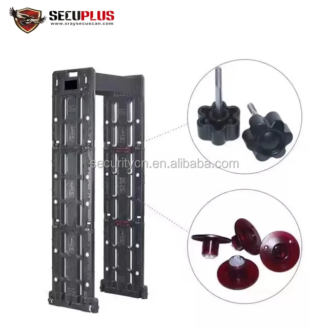 Portable walk through metal detector for anti-terrorist security check