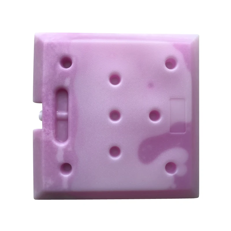 Hard shell plastic blue ice refrigerant gel pack for vaccine shipping