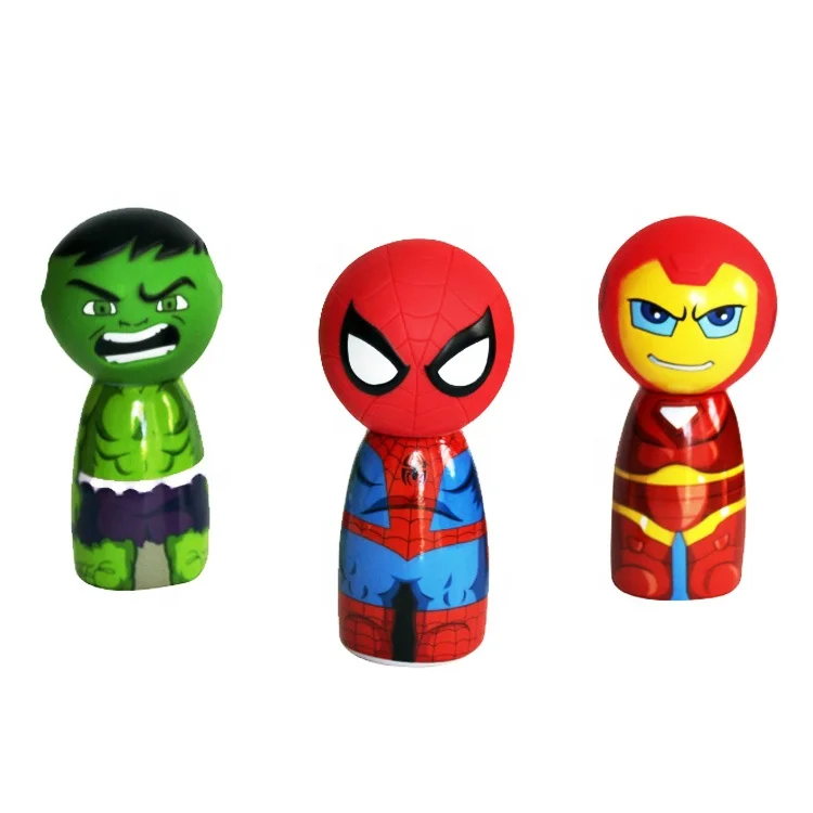 PVC cartoon toy spider man cup ninja turtles juice bottle top toy