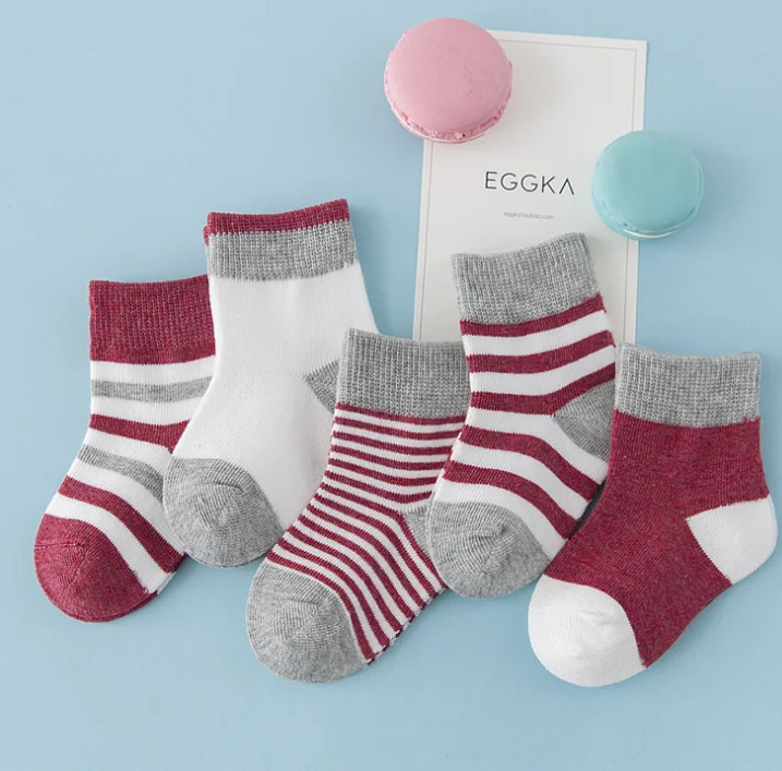 New children socks popular style cute fall and winter style baby socks breathable pure cotton baby socks