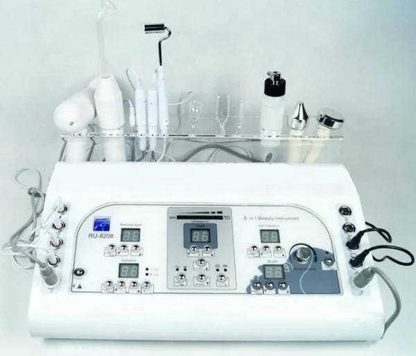 New Products 2019 7 in 1 Vacuum Ultrasonic Spry Galvanic Facial Machine