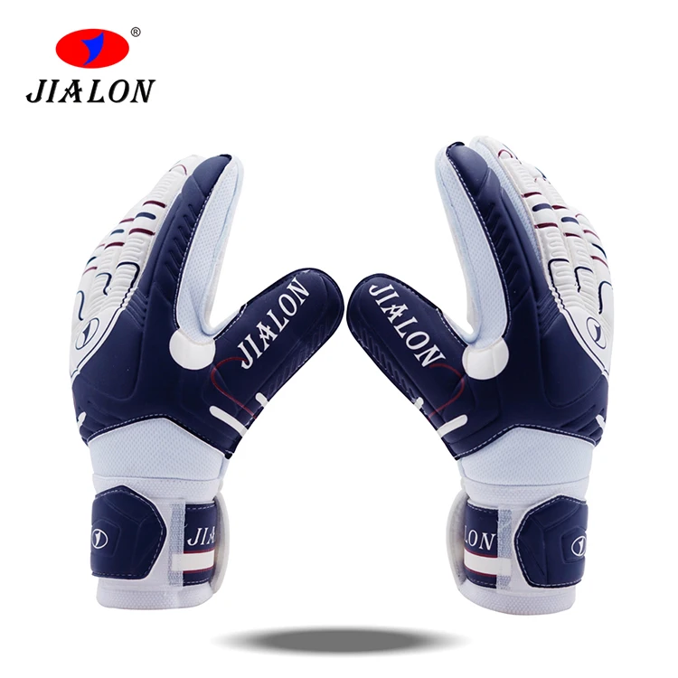Soccer sport hand protect goalkeeper gloves fingersave latex goalkeep gloves
