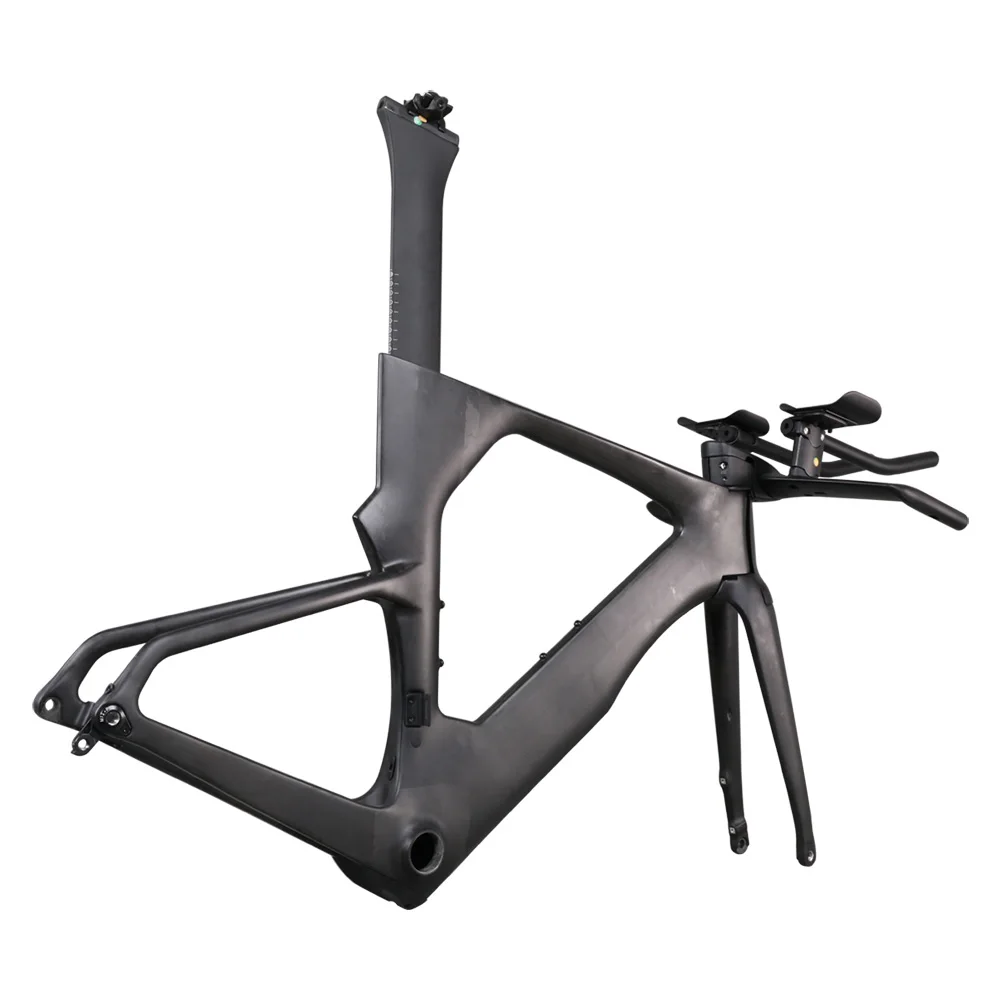 2019 Newest carbon TT bike frames Full carbon time trial disc brake bicycle frame max tire 700C*25MM