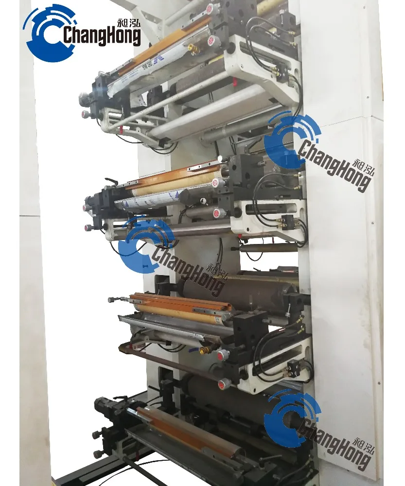 CJ8-800 Стек типа флексографическая печатная машина с Китая машина производитель