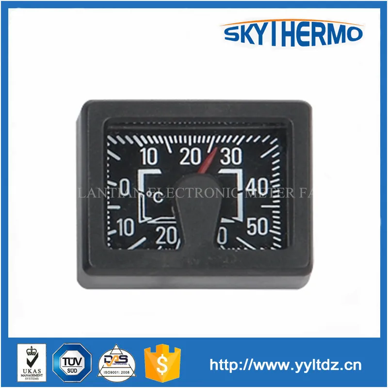 Indoor plastic bimetal window accurate room thermometer