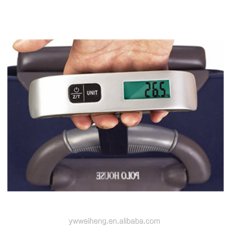 Mini Digital Luggage Scales Hand Held LCD Electronic Scale Electronic Hanging Scale 50kg T-shaped